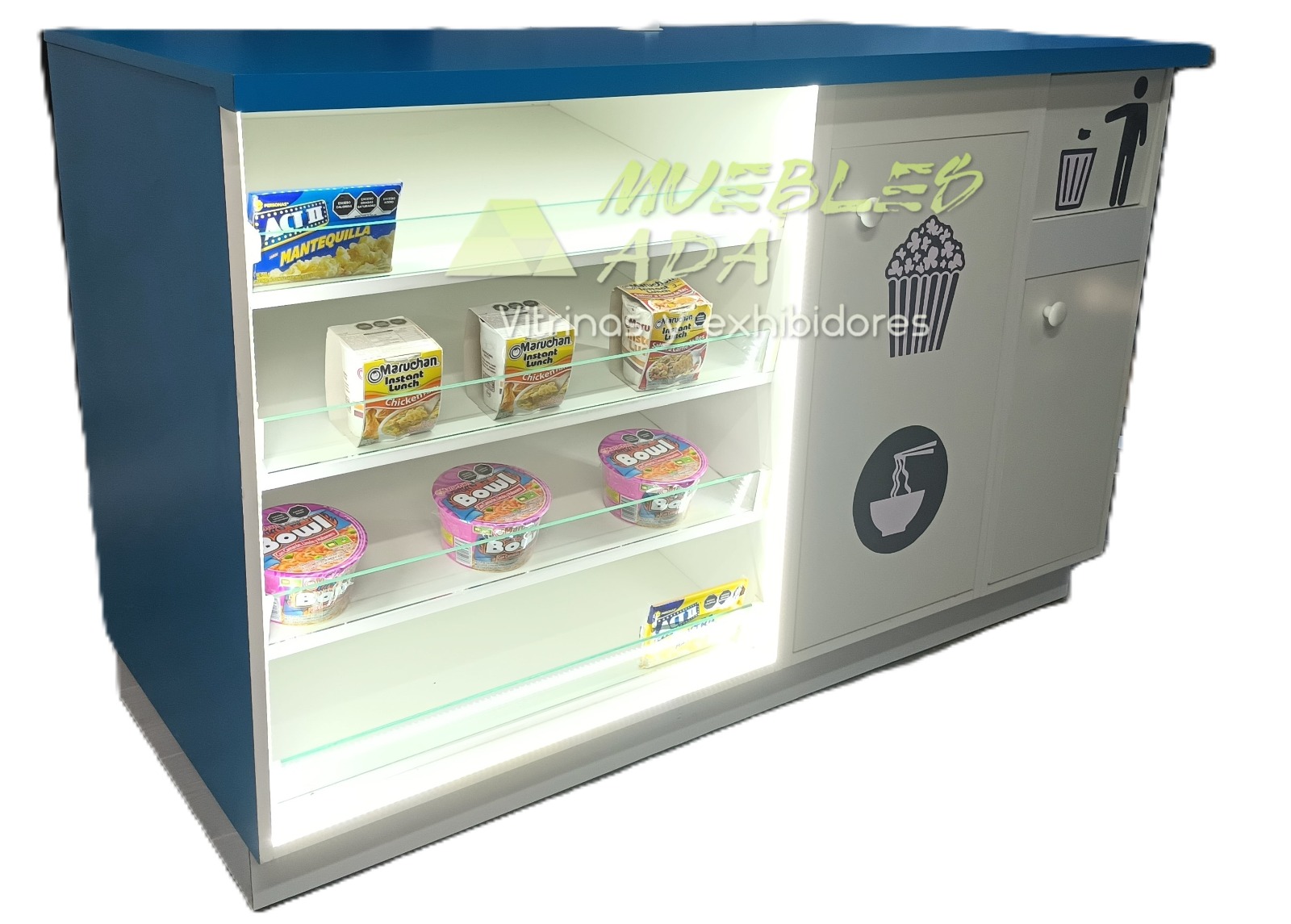 Muebles Para Comida Rápida en Minisupers y Tiendas de Conveniencia Tipo OXXO, Extra, Circulo K ó 7Eleven